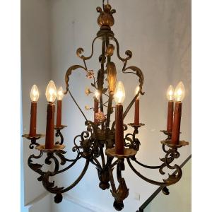 Wrought Iron Chandelier