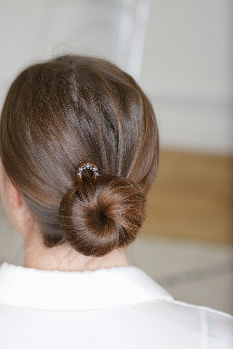 Peigne Ancien, épingle à Cheveux De Mariage, Diamants Et Argent Sur Corne-photo-2