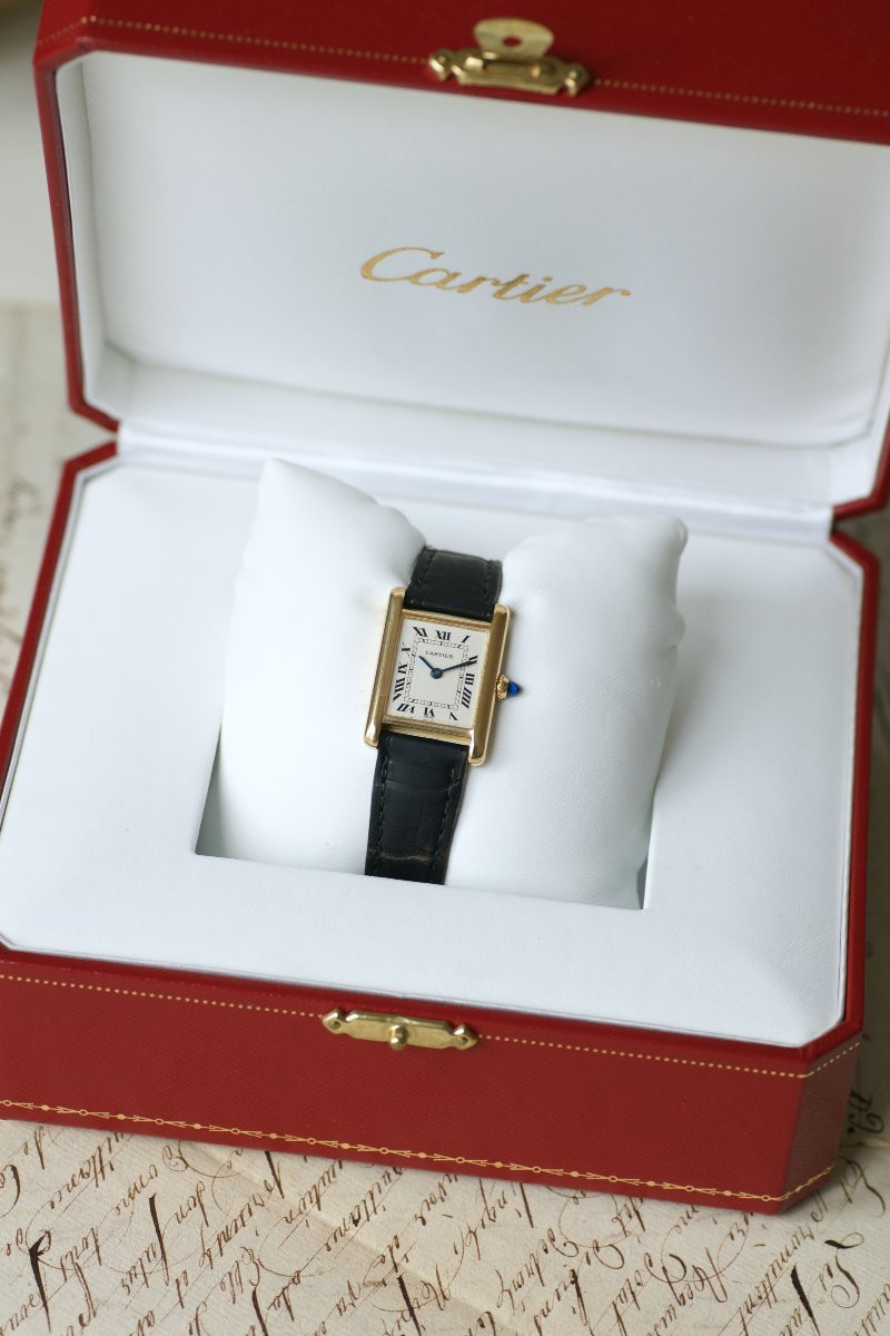 Montre Cartier Tank Louis Cartier Or Jaune 78087-photo-1