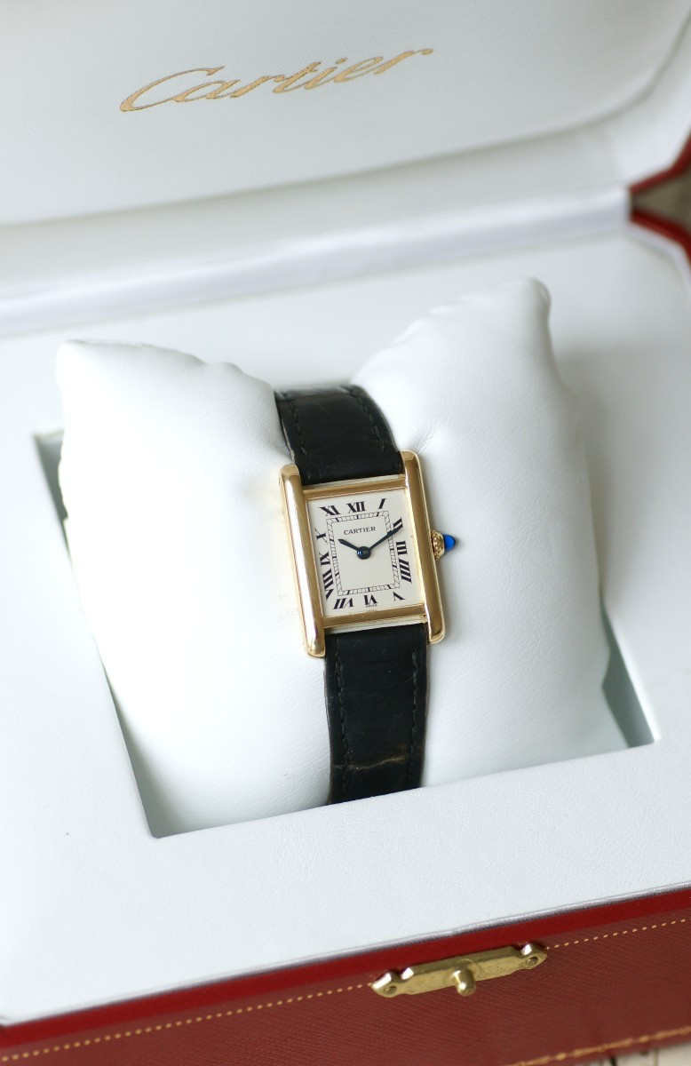 Montre Cartier Tank Louis Cartier Or Jaune 78087