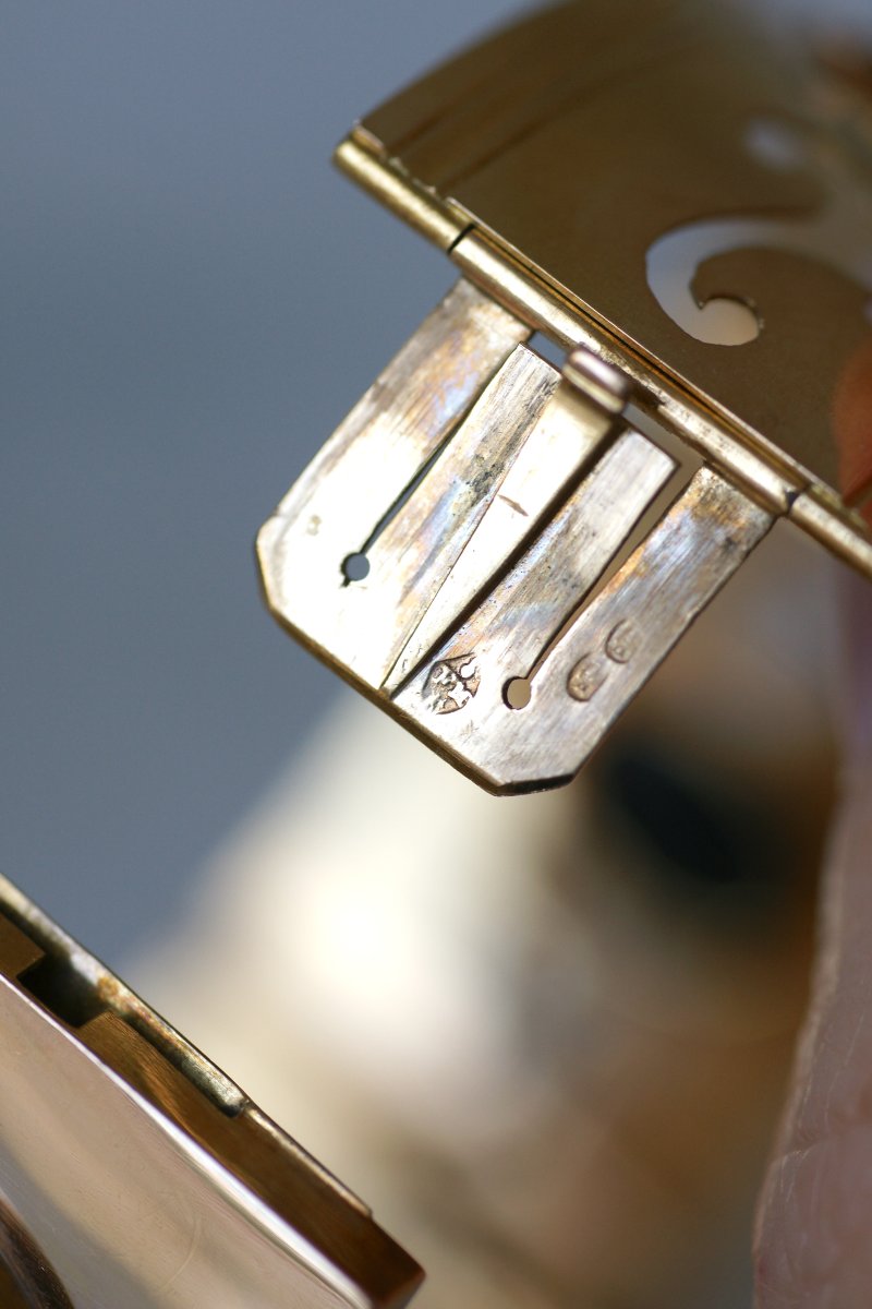 Bracelet Jonc Néoclassique Intailles Nicolo sur Or Rose-photo-7