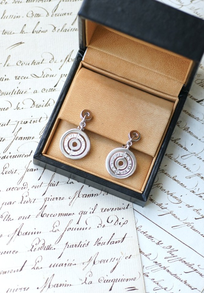 Bulgari Astrale Boucles d'Oreilles Pendantes Or Blanc 2000's-photo-4