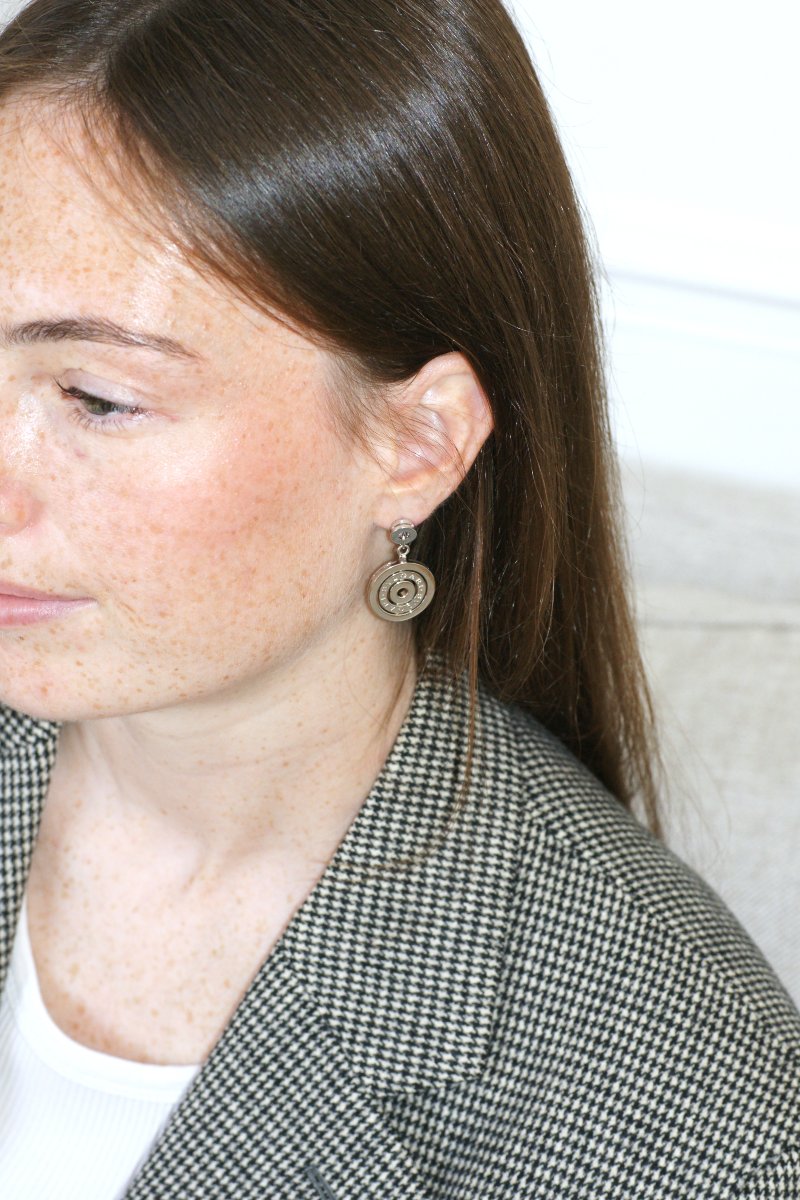 Bulgari Astrale Boucles d'Oreilles Pendantes Or Blanc 2000's-photo-5