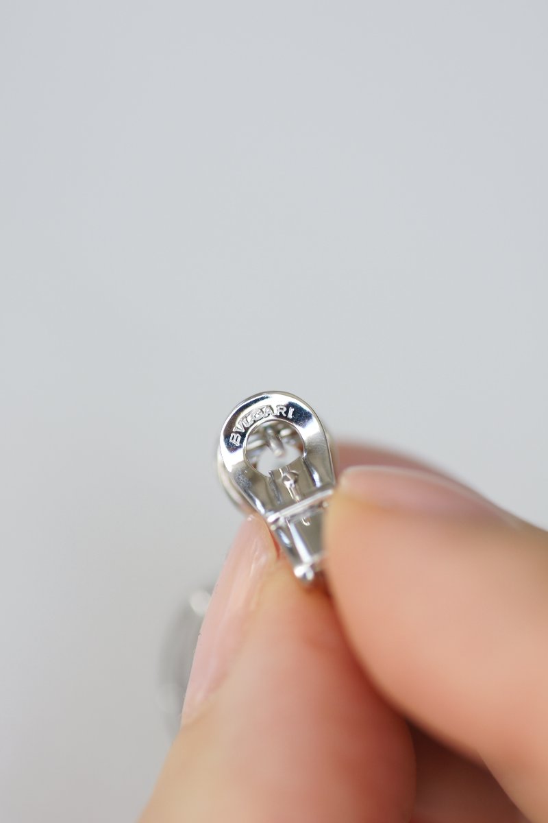 Bulgari Astrale Boucles d'Oreilles Pendantes Or Blanc 2000's-photo-6