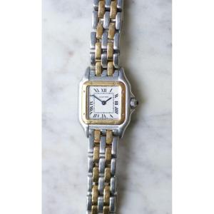 Cartier Panthère Quartz Gold And Steel Ladies Watch, Small Model