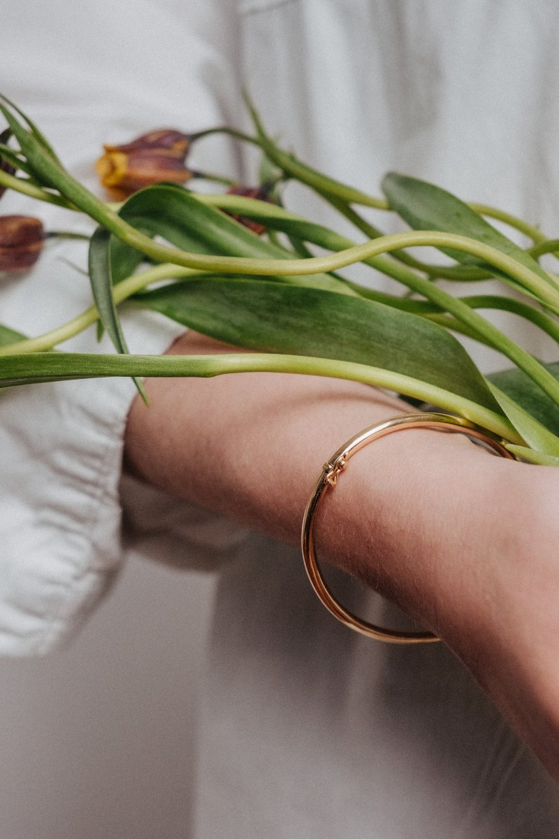 Openwork Bangle In Yellow Gold 750/000.