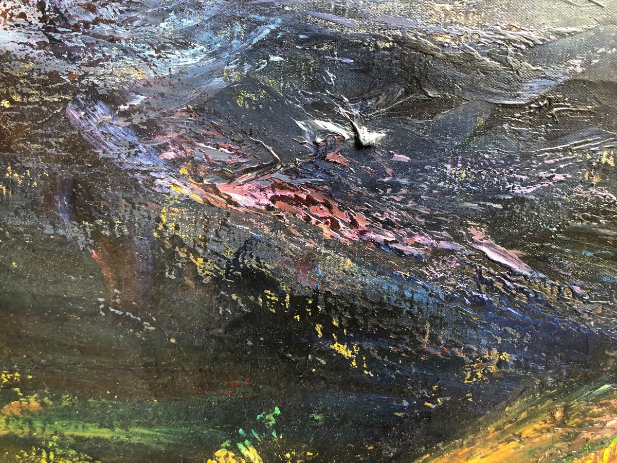 Tableau Peinture Hst Art Russe Russie Art Contemporain Abstrait Peinture -photo-2