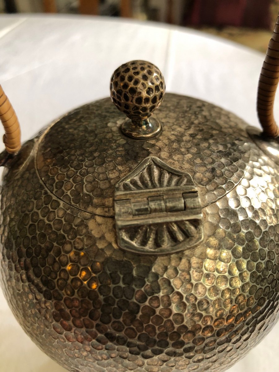 Linton Hammered Teapot United Kingdom England Tea -photo-2