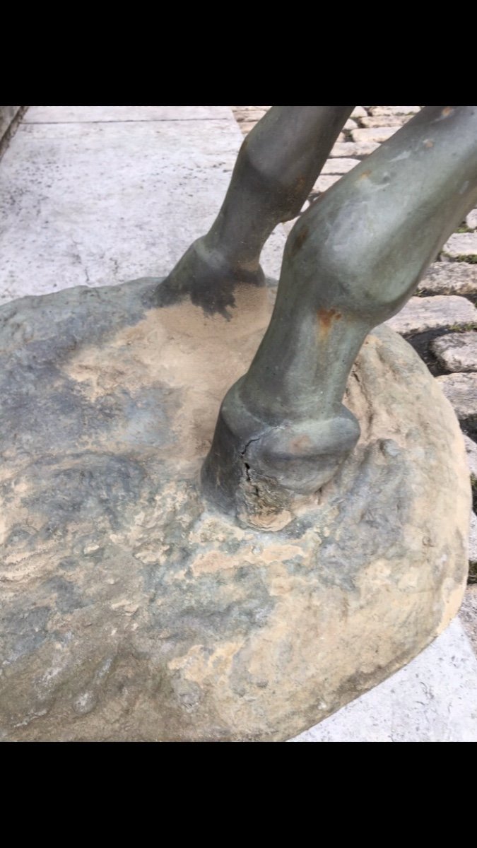 Cheval En Bronze équitation Sculpture équestre Hippisme -photo-3