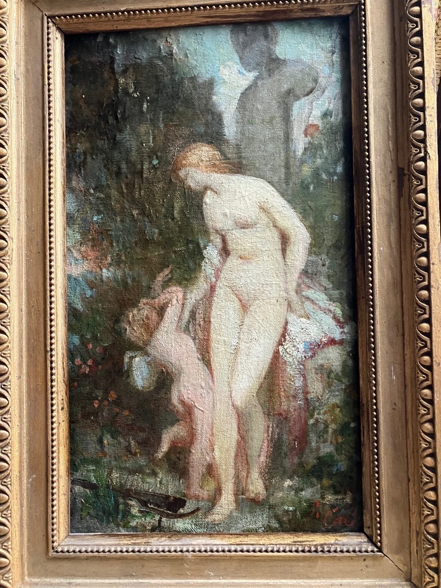 Paul Cariage Peinture Tableau XIX Eme 