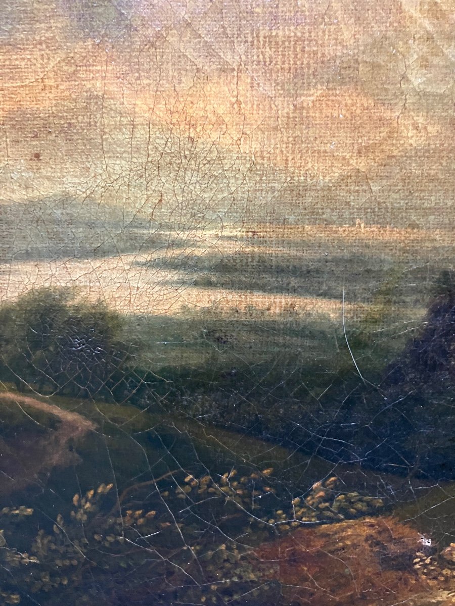 Painting 19th Century Animated Landscape -photo-3