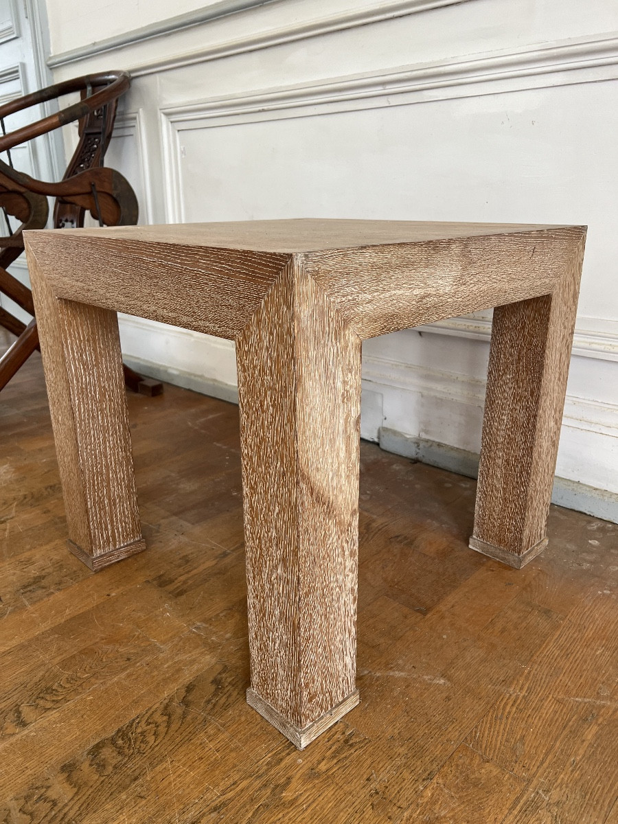 Franck Oak Coffee Table, 1940s Furniture, 20th Century Art Design -photo-2