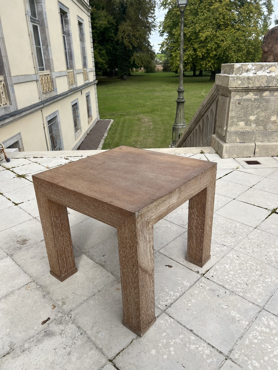 Franck Oak Coffee Table, 1940s Furniture, 20th Century Art Design -photo-7