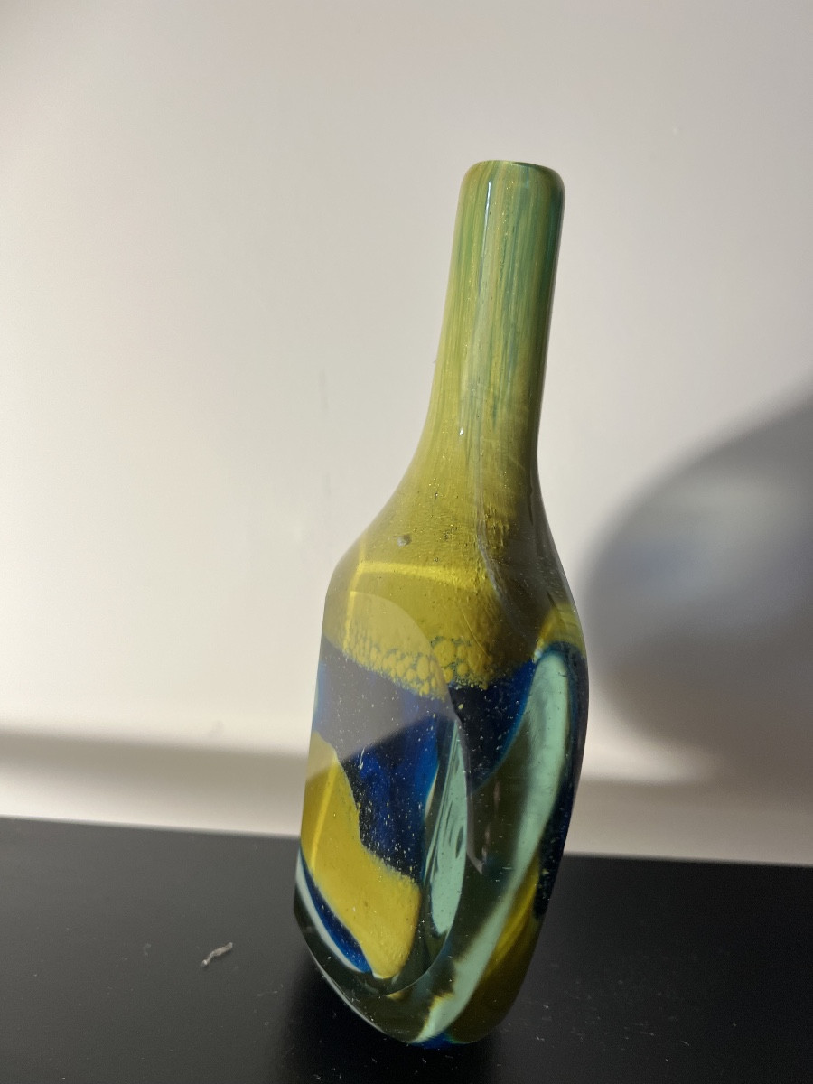Michael Harris Glass Vase, 20th-century Art Design -photo-4