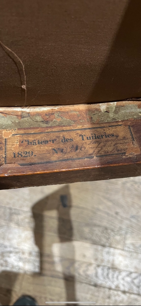 Chairs From The Tuileries Palace, National Furniture Inventory, 18th Century -photo-4