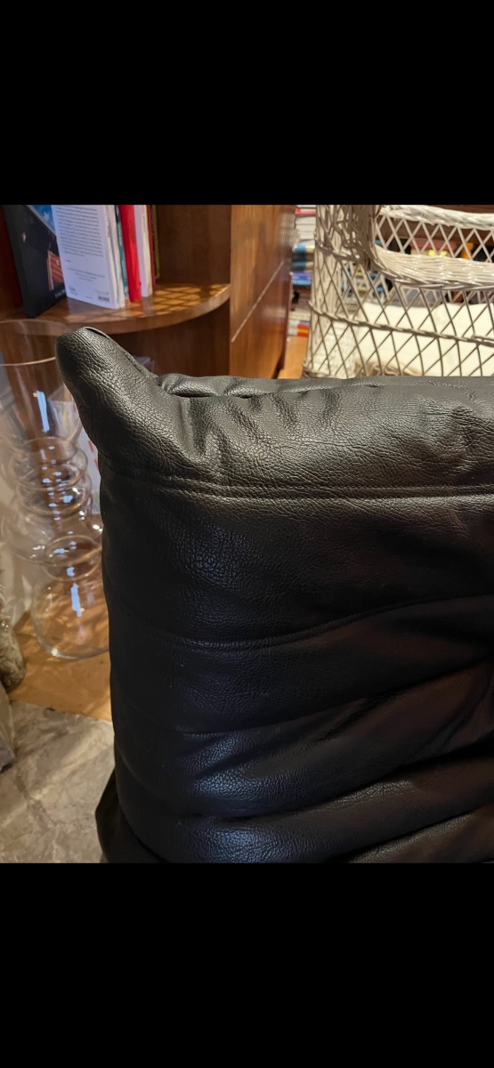 Michel ducaroy  canapé cuir Togo design art du XX ème art contemporain  -photo-7