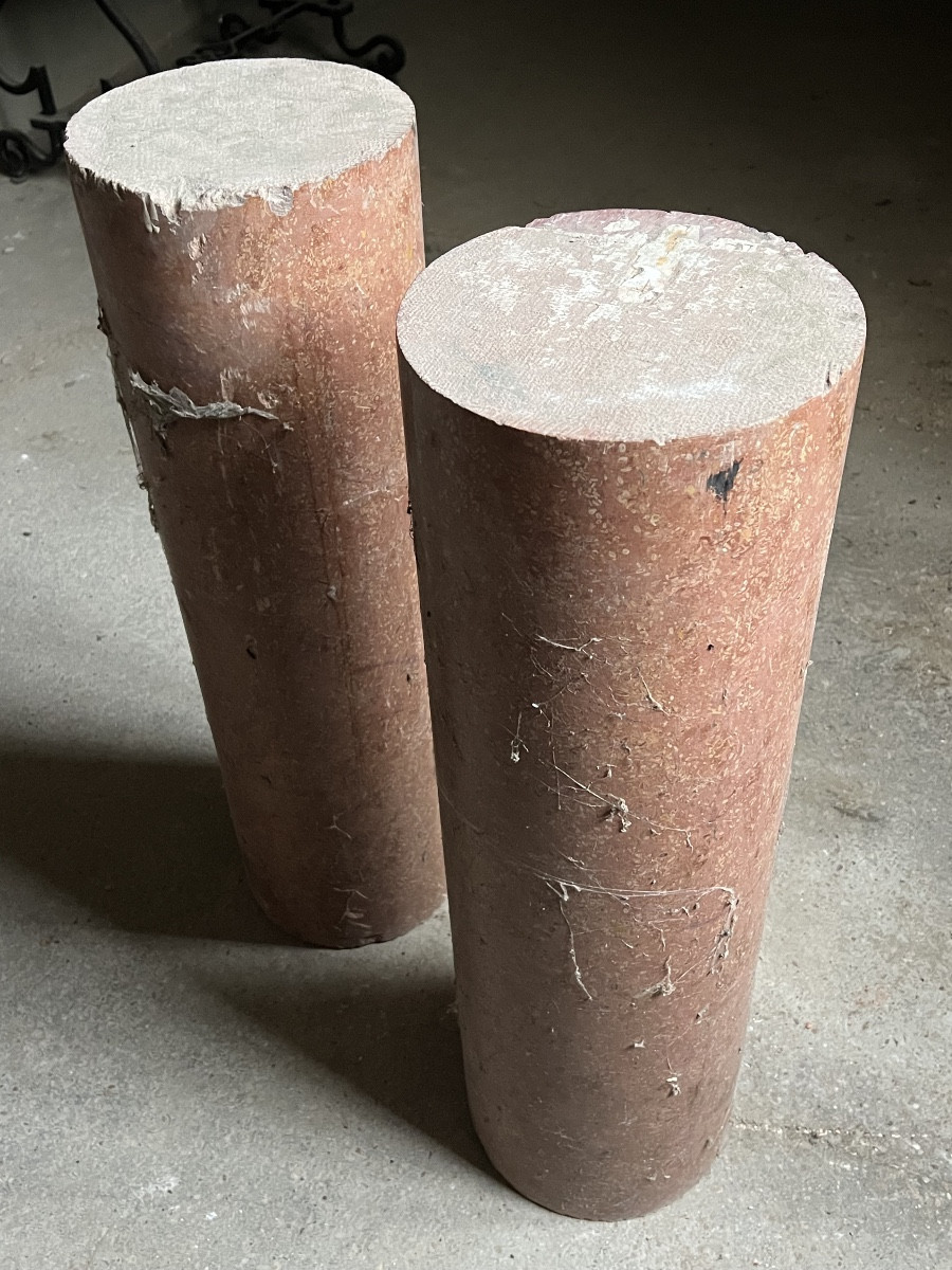 Colonne en marbre fûts décoration décorateur 