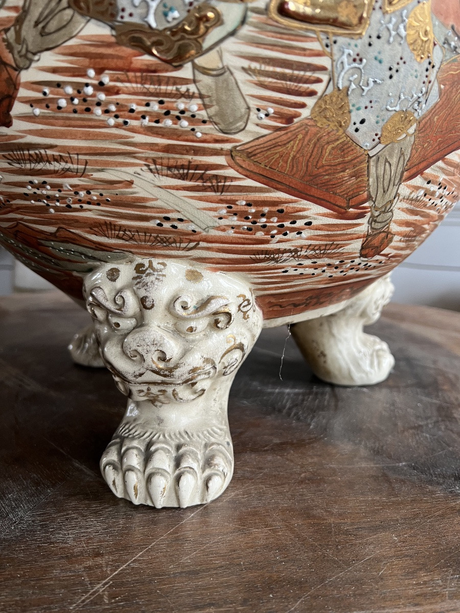 Satsuma vase Japon art asiatique Asie japaness-photo-2