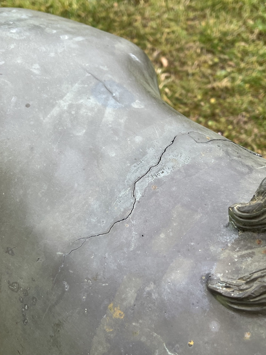 Cheval en bronze  sculpture hippisme course  équitation -photo-2