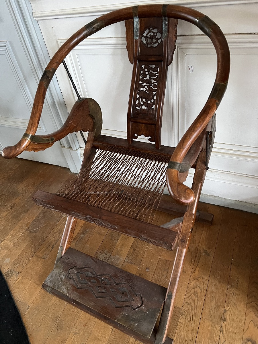 Fauteuil chinois Chine dynastieqing armchair asie-photo-5