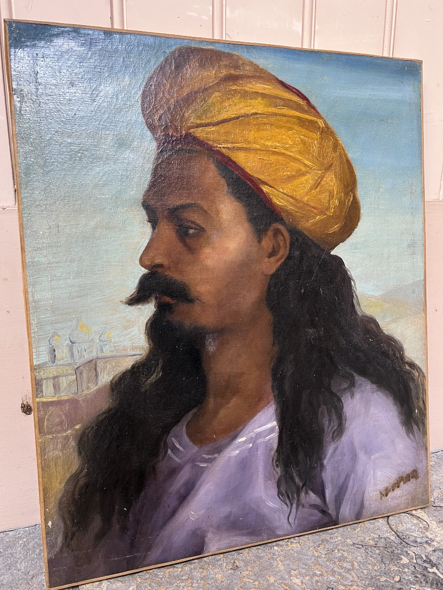 Indian Portrait Painting, Orientalist Style