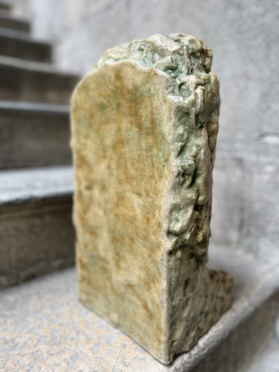 Paul Gaston déprez buste en cire sculpture -photo-1