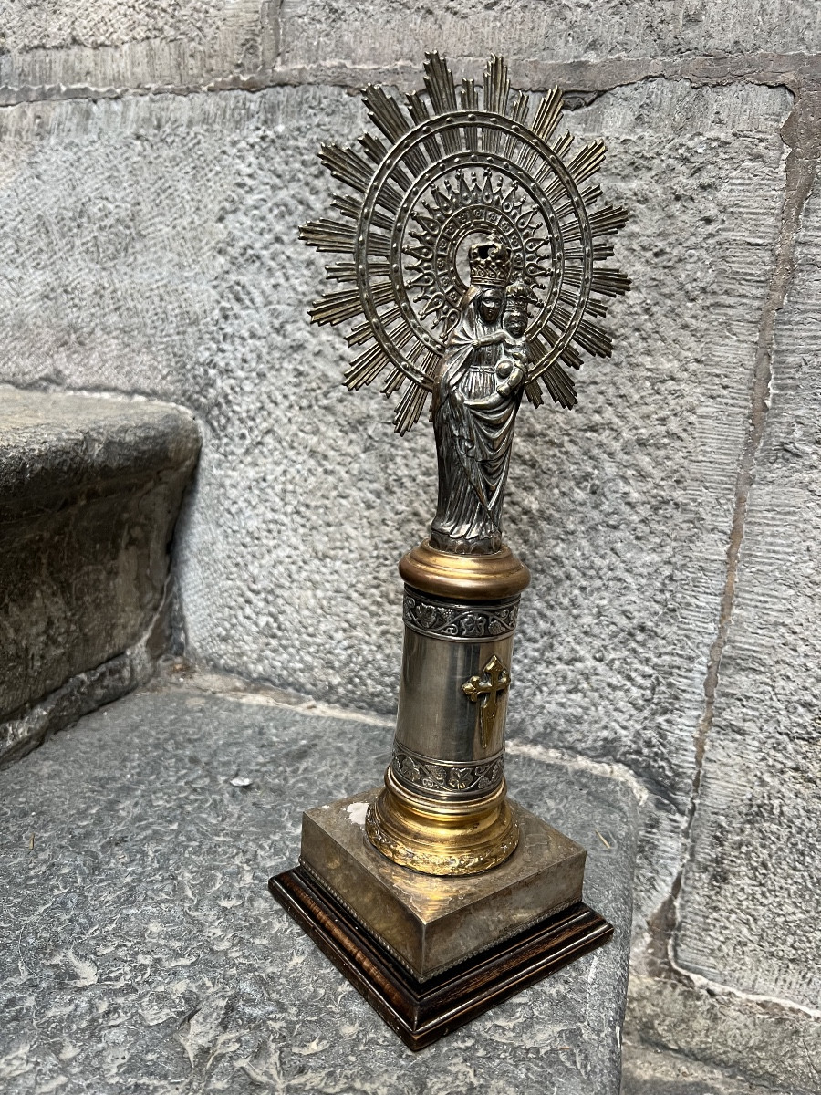 Virgin And Child, Virgin Of The Pillar Of Zaragoza, Silverware, Religion