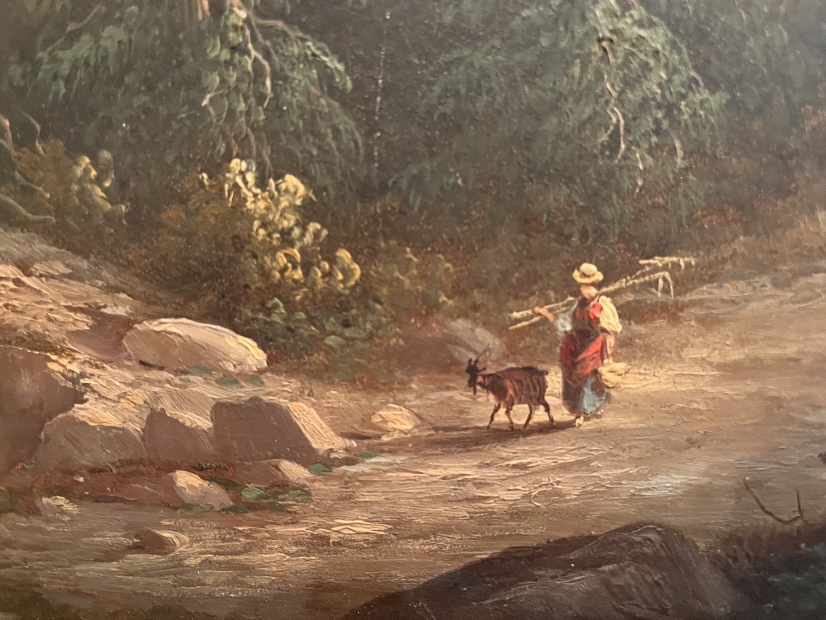 Swiss Landscape Painting Alexandre Calame Diday François Mountain-photo-4