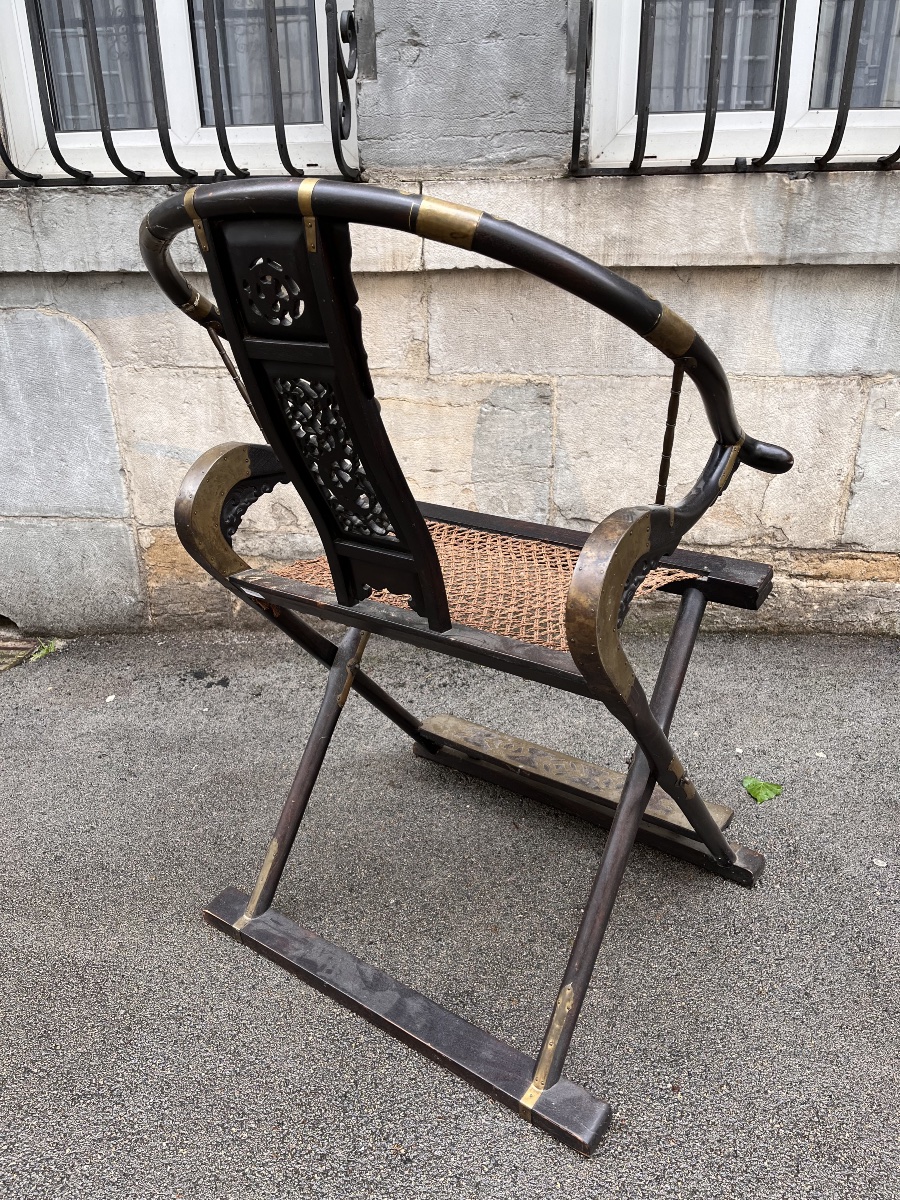 Armchair fauteuil chinois Asie mobilier asiatique chine-photo-4