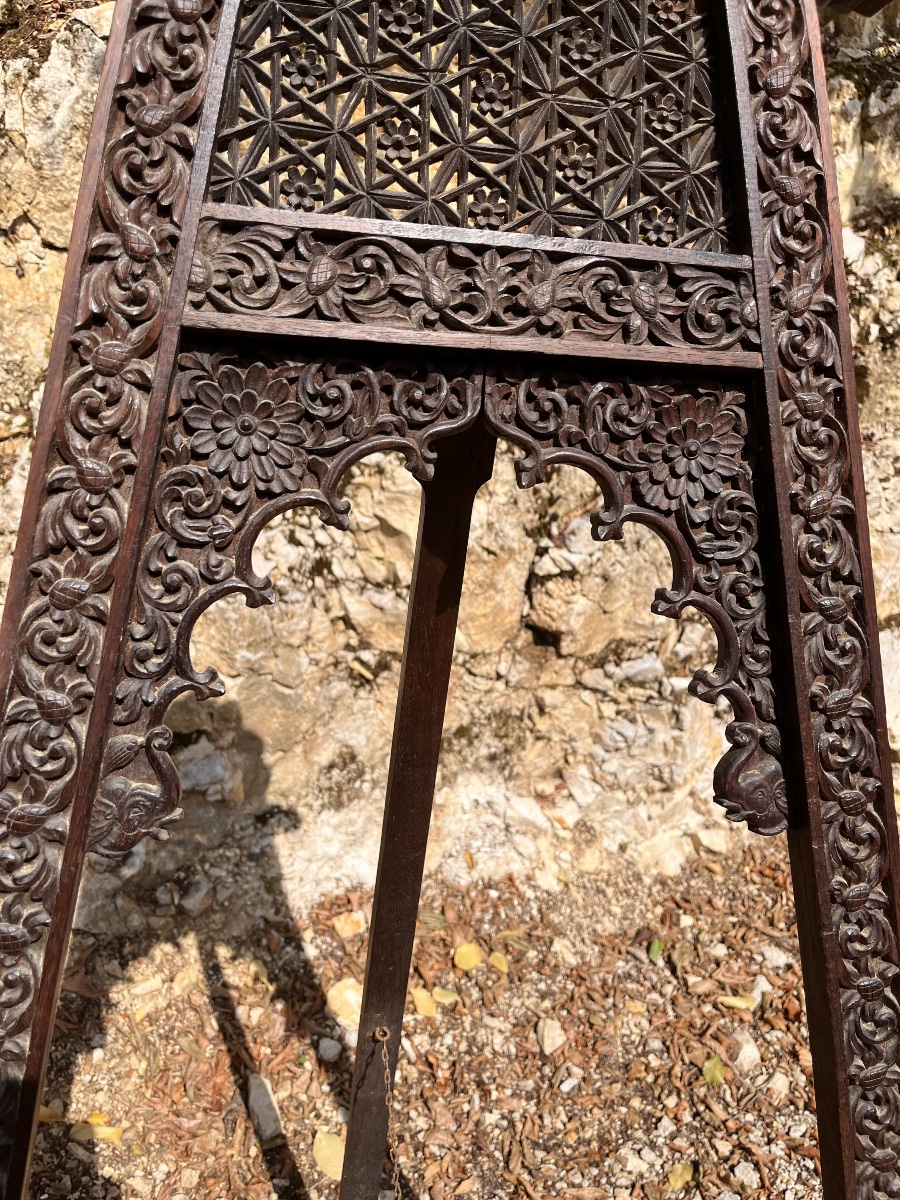 Chevalet asiatique birman Birmanie indien inde support tableau-photo-3