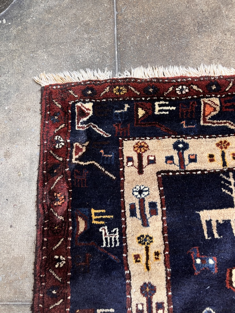 Handmade Qashqai Rug (fars, Southwestern Iran) Khamseh -photo-3