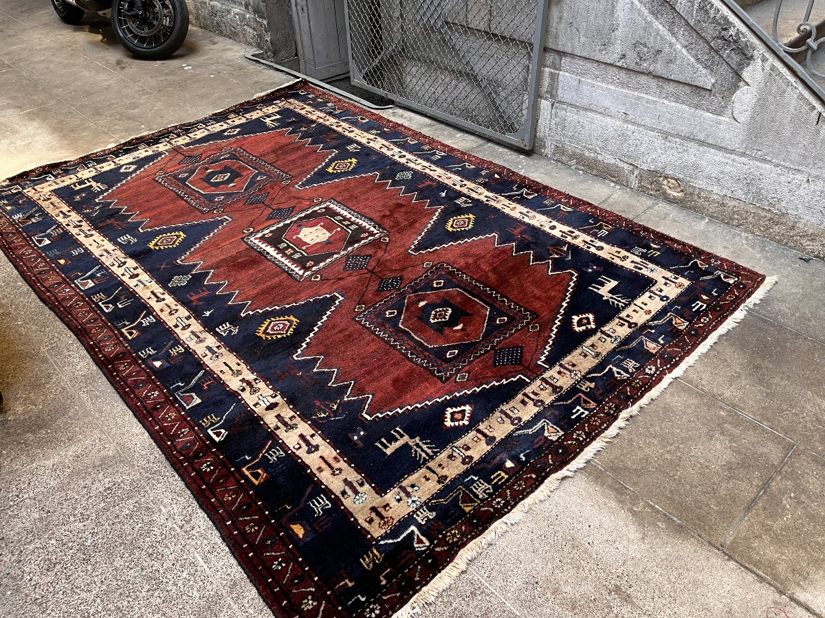 Handmade Qashqai Rug (fars, Southwestern Iran) Khamseh -photo-7
