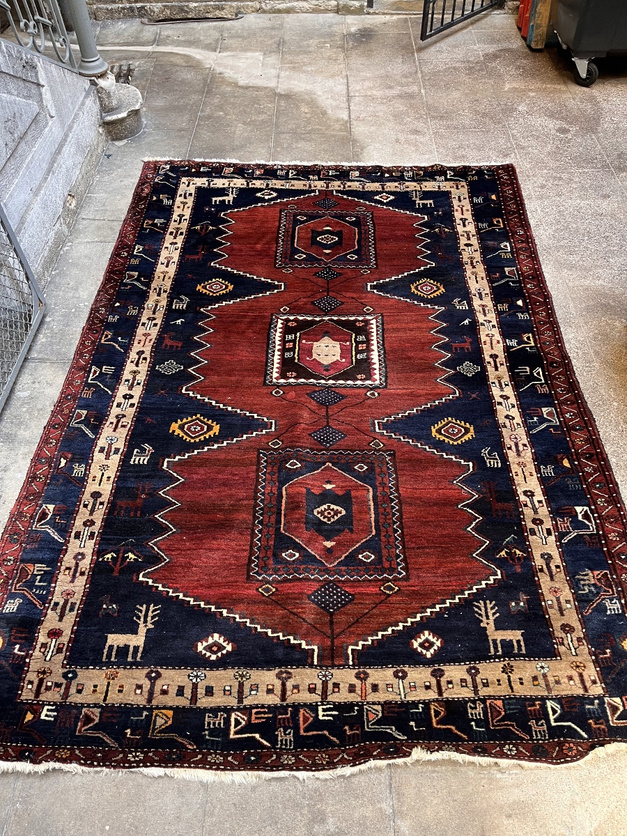 Handmade Qashqai Rug (fars, Southwestern Iran) Khamseh 