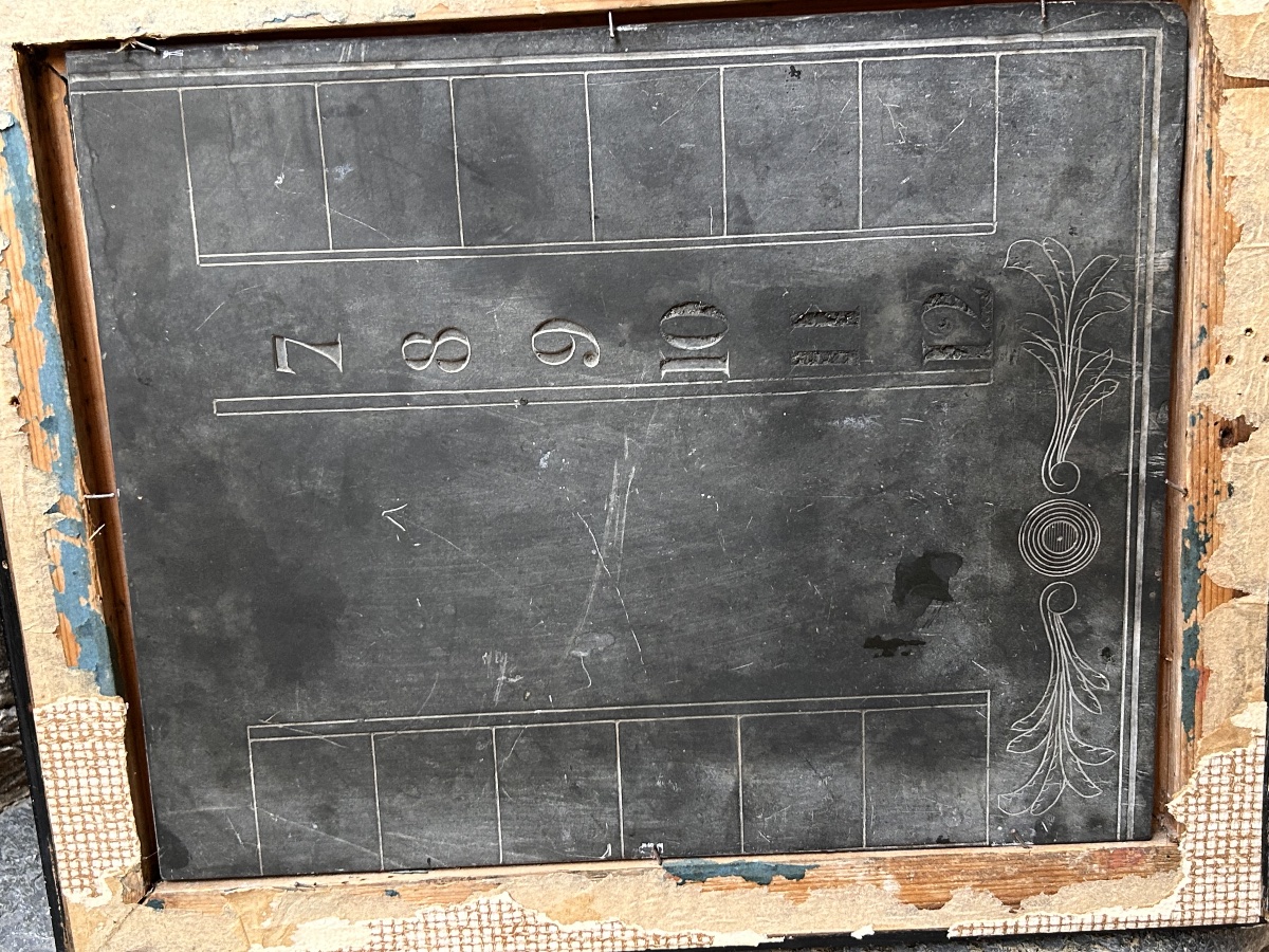18th-century Painting On Slate Depicting The Flight Into Egypt-photo-2