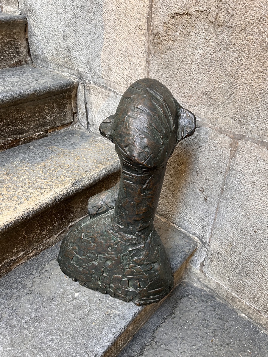 Sculpture bronze buste design années 1970 -photo-7
