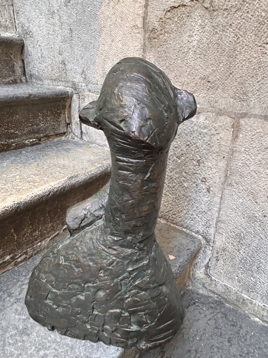 Sculpture bronze buste design années 1970 -photo-8