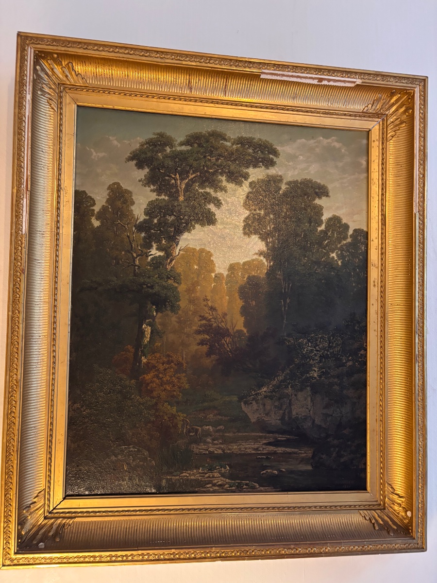 Victor Jeanneney, Landscape Painter From Besançon, 19th Century 