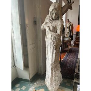 Statue Sculpture Plaster Early 20th Century Study Cabinet Of Curiosity