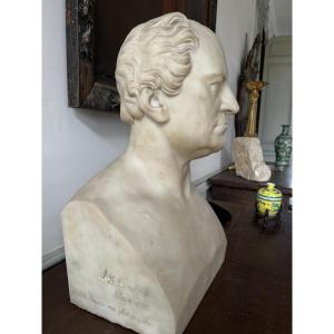 Ludovico Caselli Marble Bust Italian Sculptor 