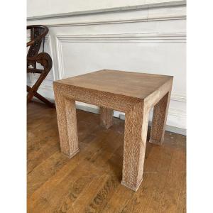 Table basse chêne Franck mobilier 1940 design art du xx ème 
