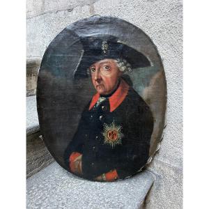Portrait Painting Of Frederick II Of Prussia By Anton Graff