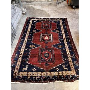 Tapis fait main Qashqaï (Fars, sud-ouest de l’Iran) Khamseh