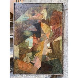 Abstract Painting In The 1970s Style