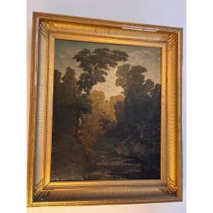 Victor Jeanneney, Landscape Painter From Besançon, 19th Century