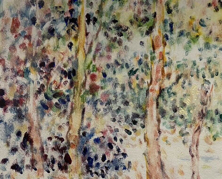 Lucien Boulier (1882-1963) - Pointillist  The Back Oil Signed-photo-1