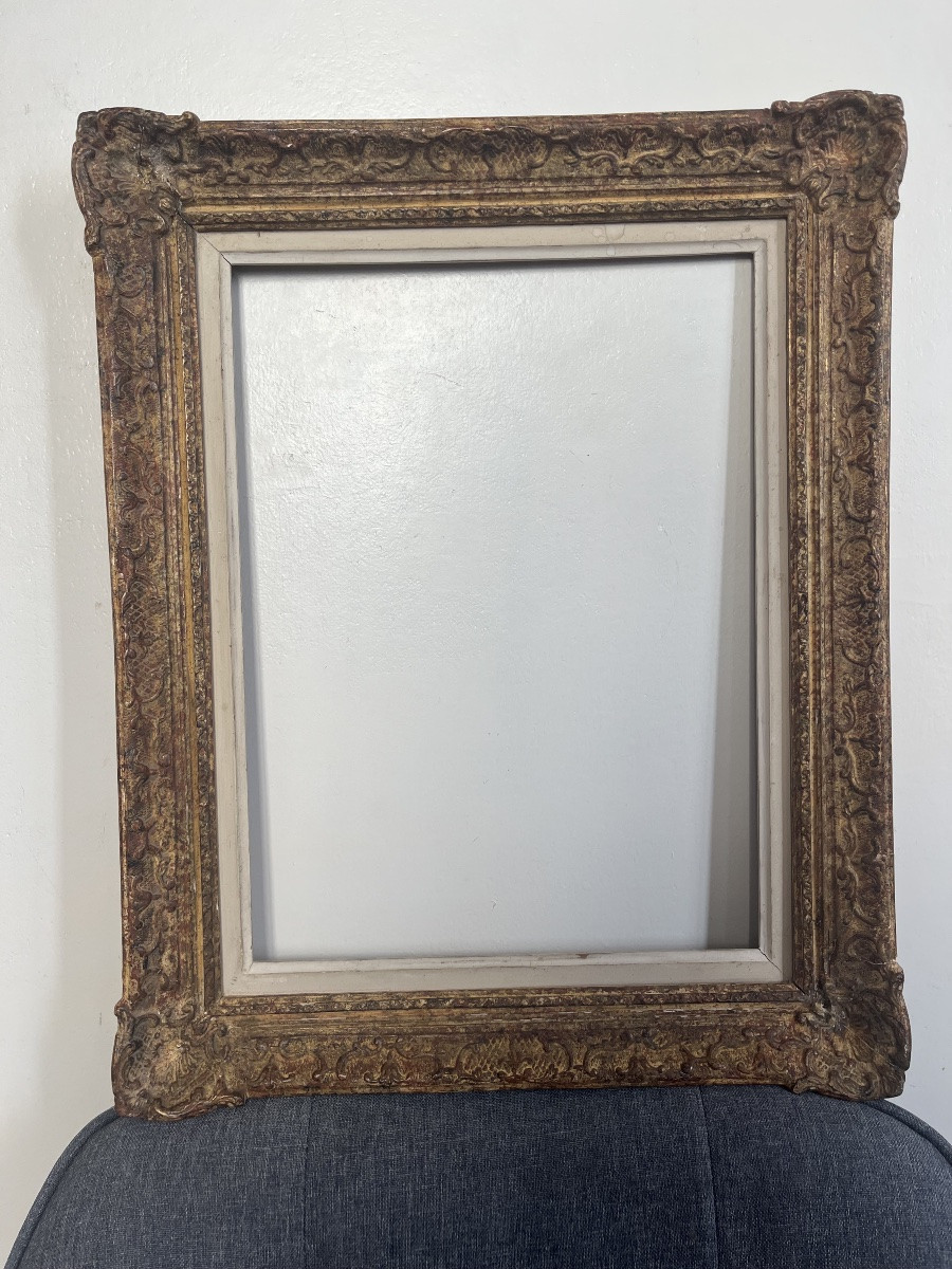 Antique Frame From The 1930s Called Montparnasse, 40 Cm X 30 Cm Rebate. Good Original Condition-photo-3