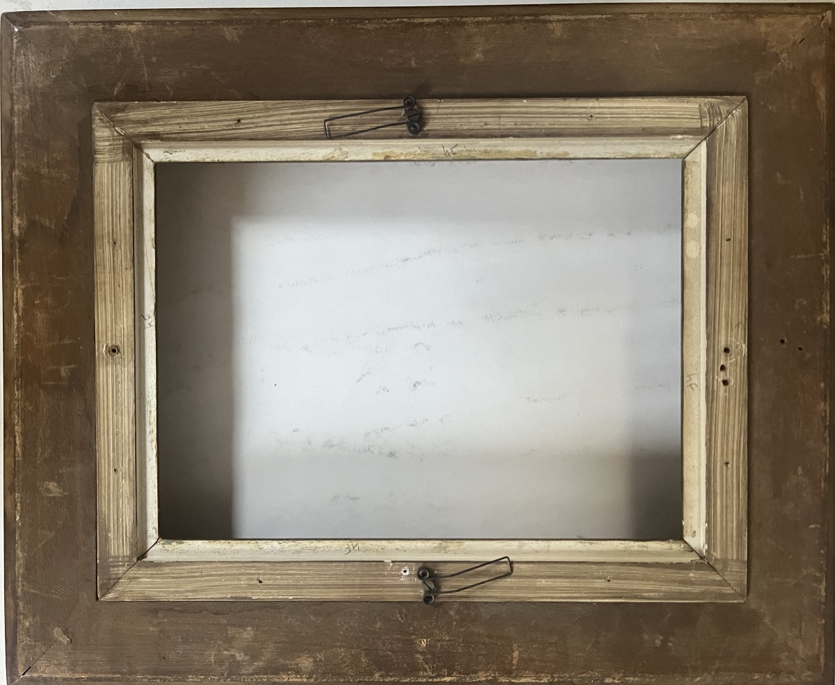 Cadre ancien Montparnasse style Louis XV format standard 33 cm x 24 cm 4F-photo-4