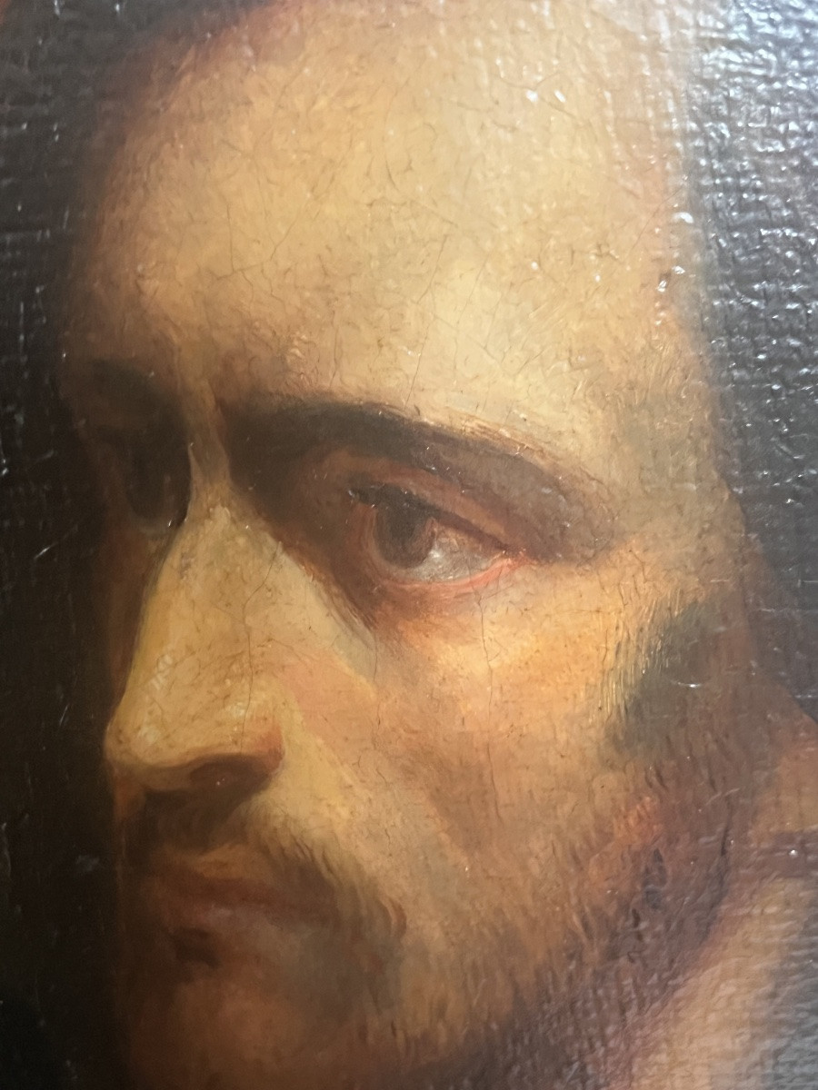 19th Century Romantic Painting Faust In His Study By Ary Scheffer-photo-5