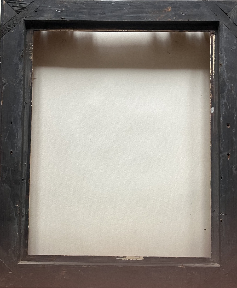 Antique Frame, Early 20th Century, Standard Rabbet 6f, 41 Cm X 33 Cm-photo-3