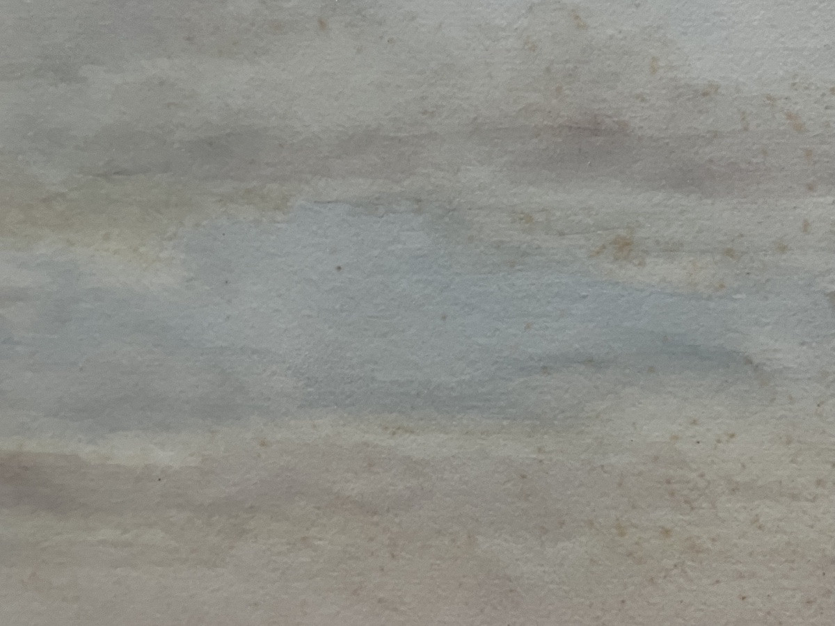 Tableau aquarelle UK paysage signé J Ulric Walmsley 1860-1954-photo-6